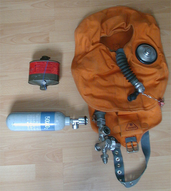 Draeger kleiner tauchretter