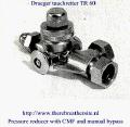 Draeger TR60 pressure reducer with CMF and bypass